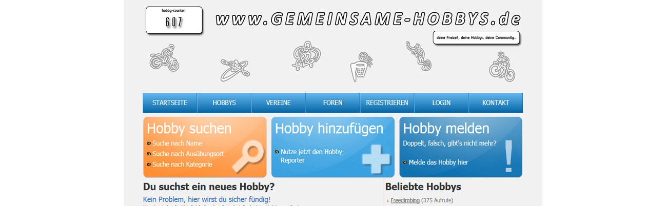 Projekt: Gemeinsame Hobbys